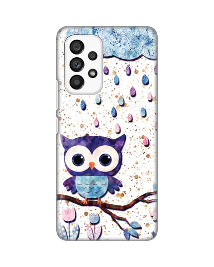 Torbica Silikonska Print Skin za Samsung A536B Galaxy A53 5G Owl