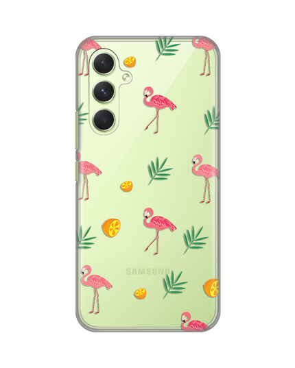 Torbica Silikonska Print Skin za Samsung A546B Galaxy A54 5G Flamingos