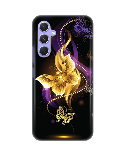 Torbica Silikonska Print Skin za Samsung A546B Galaxy A54 5G Golden butterfly