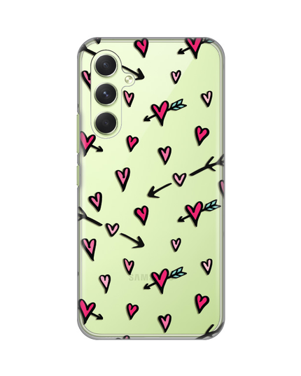 Torbica Silikonska Print Skin za Samsung A546B Galaxy A54 5G Heart Pattern