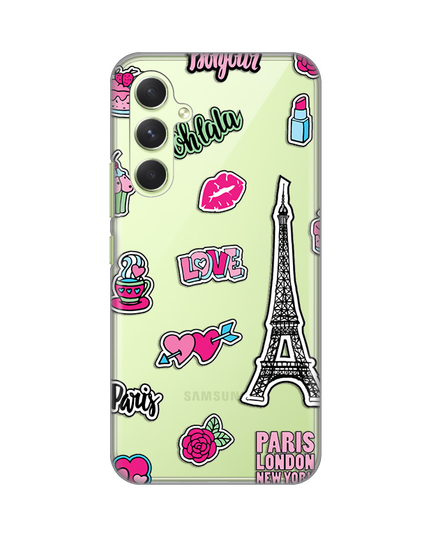 Torbica Silikonska Print Skin za Samsung A546B Galaxy A54 5G Love Paris