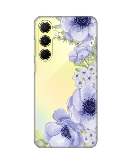 Torbica Silikonska Print Skin za Samsung A556B Galaxy A55 5G Blue Roses