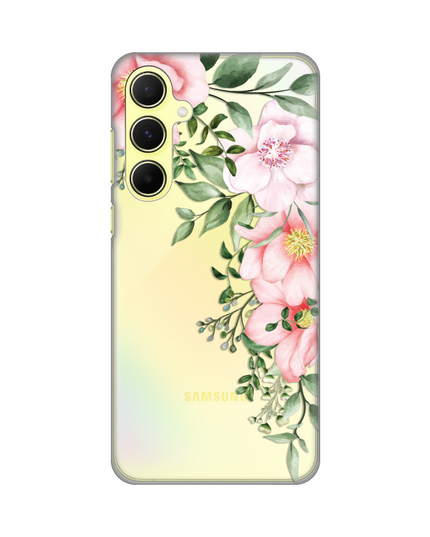 Torbica Silikonska Print Skin za Samsung A556B Galaxy A55 5G Gentle Rose Pattern