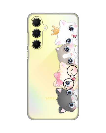 Torbica Silikonska Print Skin za Samsung A556B Galaxy A55 5G Cats
