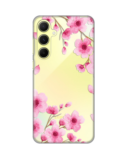 Torbica Silikonska Print Skin za Samsung A556B Galaxy A55 5G Rose Flowers