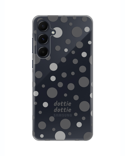 Torbica Silikonska Print Skin za Samsung A556B Galaxy A55 Dottie Dottie Gray