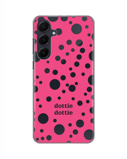 Torbica Silikonska Print Skin za Samsung A556B Galaxy A55 Dottie Dottie Pink
