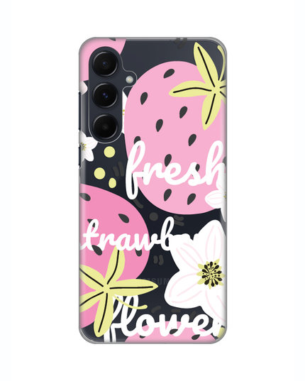 Torbica Silikonska Print Skin za Samsung A556B Galaxy A55 Fresh Pink