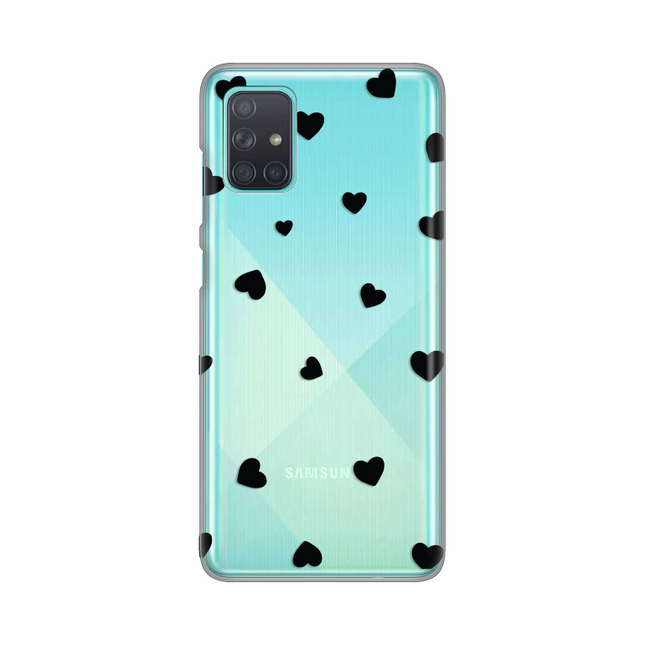 Torbica Silikonska Print Skin za Samsung A715F Galaxy A71 Hearts
