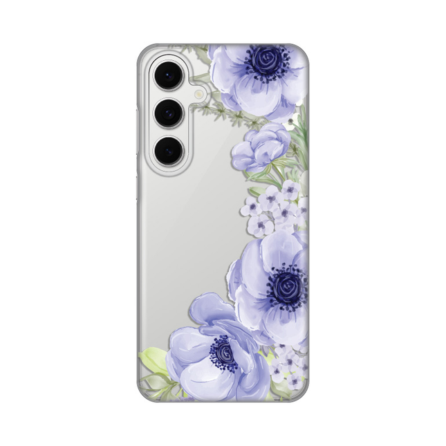 Torbica Silikonska Print Skin za Samsung S721B Galaxy S24 Fe Blue Roses