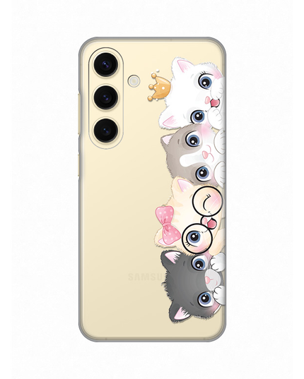 Torbica Silikonska Print Skin za Samsung S921B Galaxy S24 Cats