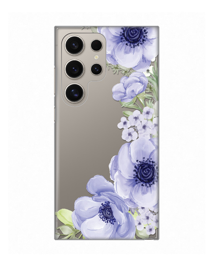 Torbica Silikonska Print Skin za Samsung S928B Galaxy S24 Ultra Blue Roses