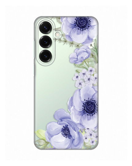 Torbica Silikonska Print Skin za Samsung S936B Galaxy S25 Plus Blue Roses