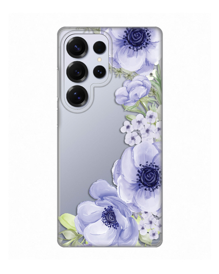 Torbica Silikonska Print Skin za Samsung S938B Galaxy S25 Ultra Blue Roses