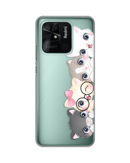 Torbica Silikonska Print Skin za Xiaomi Redmi 10C Cats