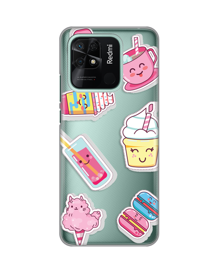 Torbica Silikonska Print Skin za Xiaomi Redmi 10C Ice cream