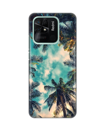 Torbica Silikonska Print Skin za Xiaomi Redmi 10C Palm tree