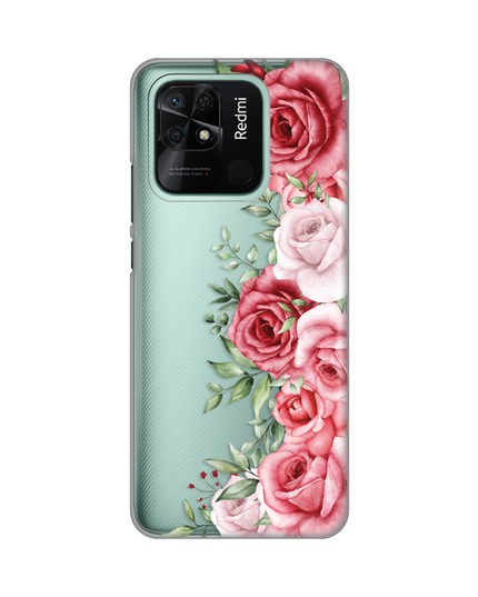 Torbica Silikonska Print Skin za Xiaomi Redmi 10C Wild Roses