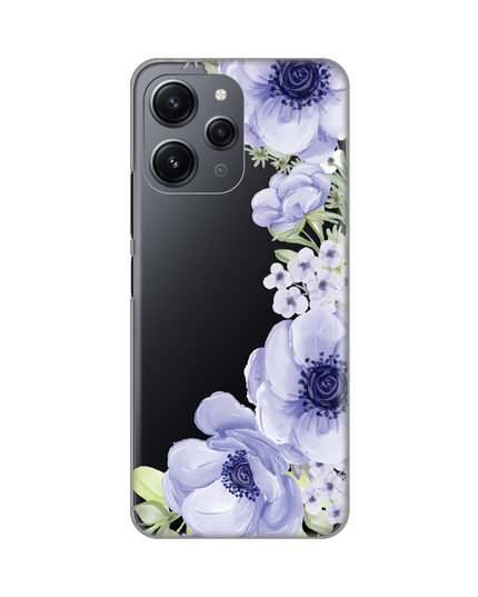 Torbica Silikonska Print Skin za Xiaomi Redmi 12 Blue Roses