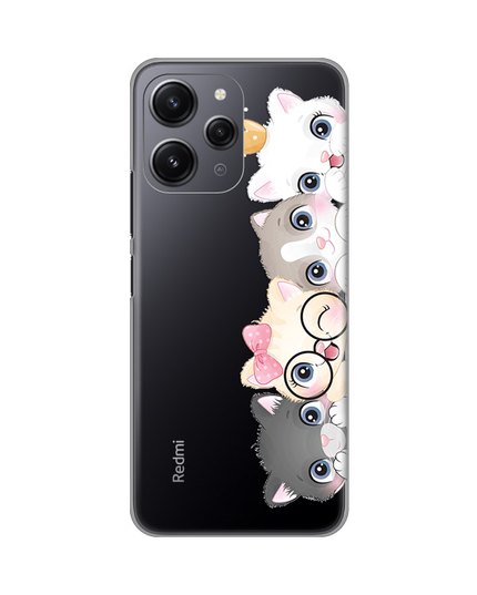 Torbica Silikonska Print Skin za Xiaomi Redmi 12 Cats