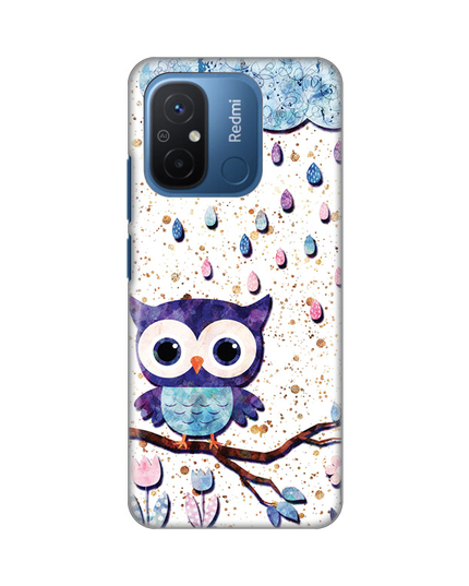 Torbica Silikonska Print Skin za Xiaomi Redmi 12C Owl