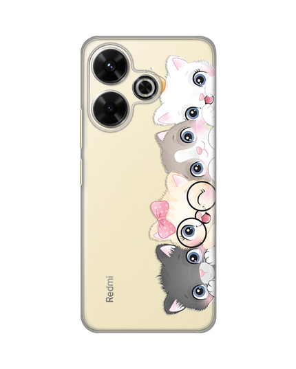 Torbica Silikonska Print Skin za Xiaomi Redmi 13 Cats