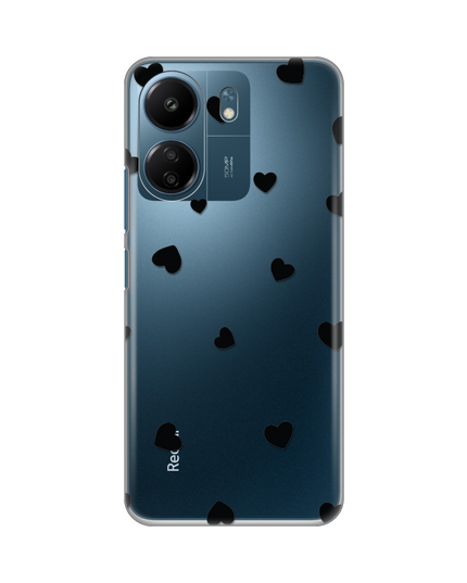 Torbica Silikonska Print Skin za Xiaomi Redmi 13C Hearts