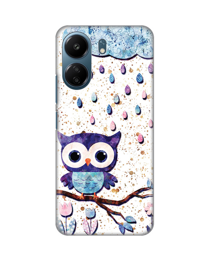 Torbica Silikonska Print Skin za Xiaomi Redmi 13C Owl