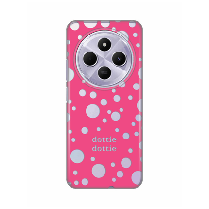 Torbica Silikonska Print Skin za Xiaomi Redmi 14C/Redmi A4 Dottie Dottie Pink
