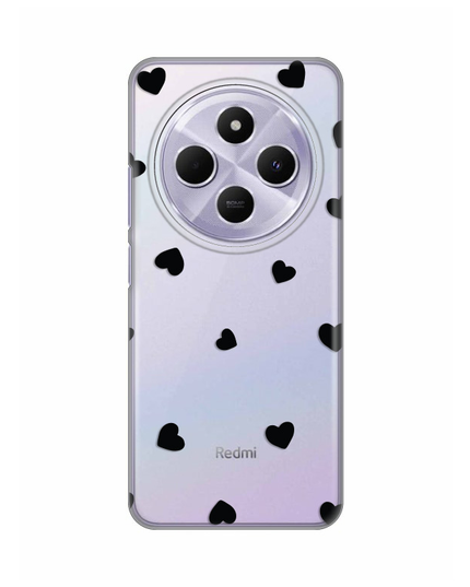 Torbica Silikonska Print Skin za Xiaomi Redmi 14C/Redmi A4 Hearts