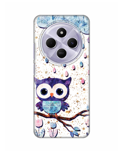 Torbica Silikonska Print Skin za Xiaomi Redmi 14C/Redmi A4 Owl