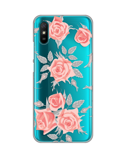 Torbica Silikonska Print Skin za Xiaomi Redmi 9A Elegant Roses