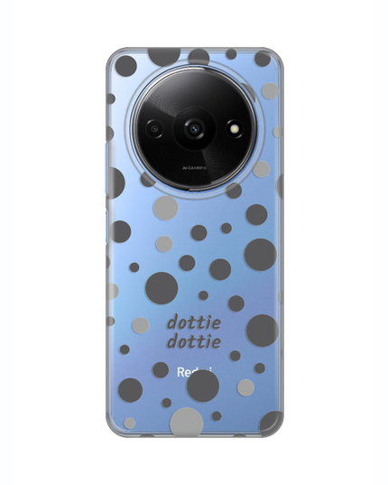 Torbica Silikonska Print Skin za Xiaomi Redmi A3 Dottie Dottie Gray