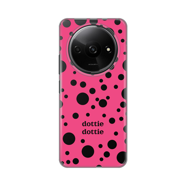 Torbica Silikonska Print Skin za Xiaomi Redmi A3 Dottie Dottie Pink