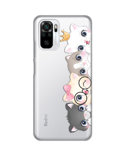 Torbica Silikonska Print Skin za Xiaomi Redmi Note 10 4G/10s Cats