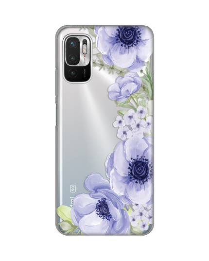 Torbica Silikonska Print Skin za Xiaomi Redmi Note 10 5G Blue Roses