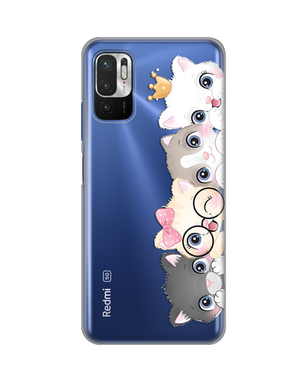 Torbica Silikonska Print Skin za Xiaomi Redmi Note 10 5G Cats