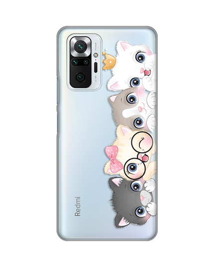 Torbica Silikonska Print Skin za Xiaomi Redmi Note 10 Pro/10 Pro Max Cats
