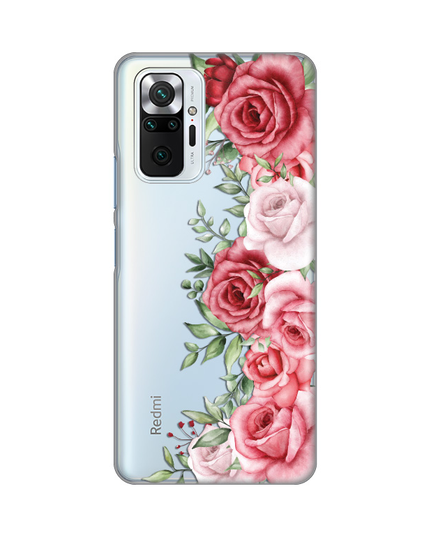 Torbica Silikonska Print Skin za Xiaomi Redmi Note 10 Pro/10 Pro Max Wild Roses