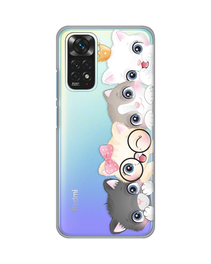 Torbica Silikonska Print Skin za Xiaomi Redmi Note 11/Note 11S Cats