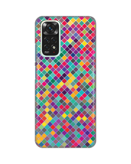 Torbica Silikonska Print Skin za Xiaomi Redmi Note 11/Note 11S Colorful cubes