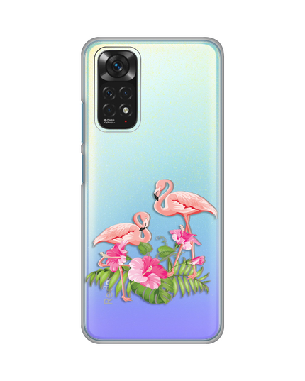 Torbica Silikonska Print Skin za Xiaomi Redmi Note 11/Note 11S Flamingo
