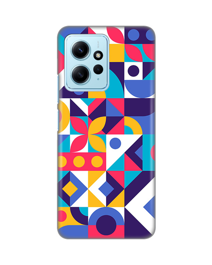 Torbica Silikonska Print Skin za Xiaomi Redmi Note 12 4G (EU) Colorful Mosaic