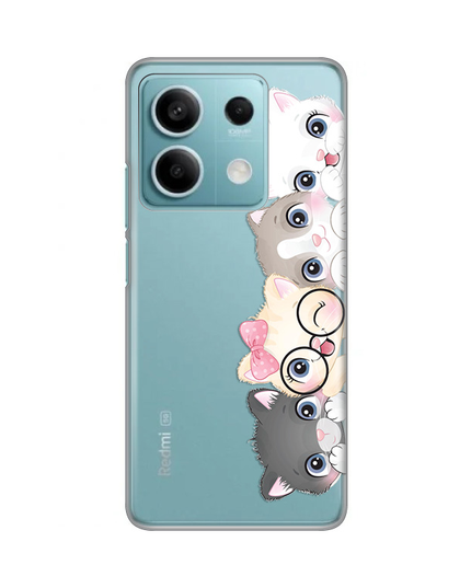Torbica Silikonska Print Skin za Xiaomi Redmi Note 13 4G (EU) Cats