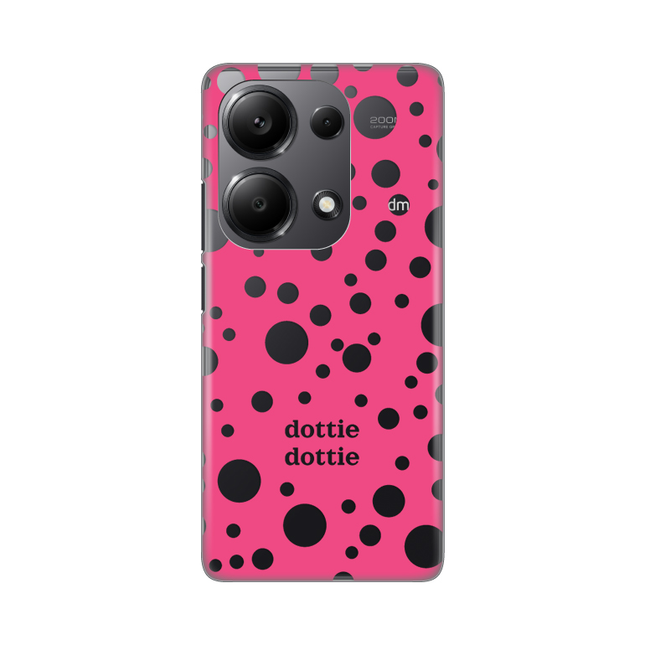Torbica Silikonska Print Skin za Xiaomi Redmi Note 13 Pro 4G Dottie Dottie Pink