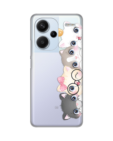 Torbica Silikonska Print Skin za Xiaomi Redmi Note 13 Pro Plus (EU) Cats