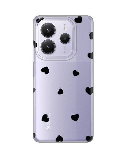 Torbica Silikonska Print Skin za Xiaomi Redmi Note 14 5G Hearts
