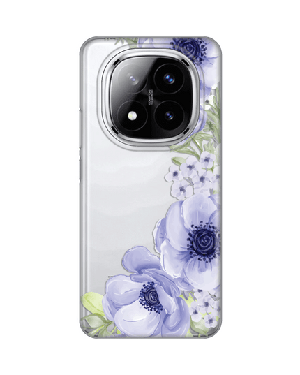 Torbica Silikonska Print Skin za Xiaomi Redmi Note 14 Pro Plus Blue Roses