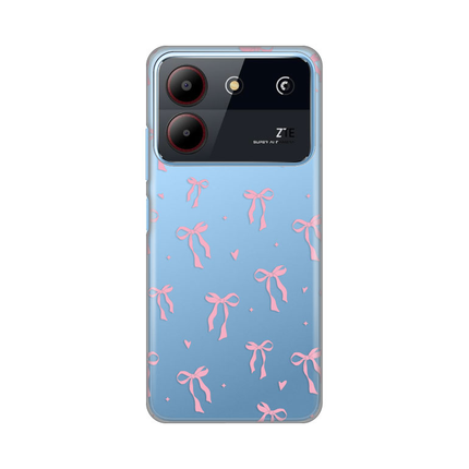 Torbica Silikonska Print Skin za ZTE Blade A54 Cute Bow