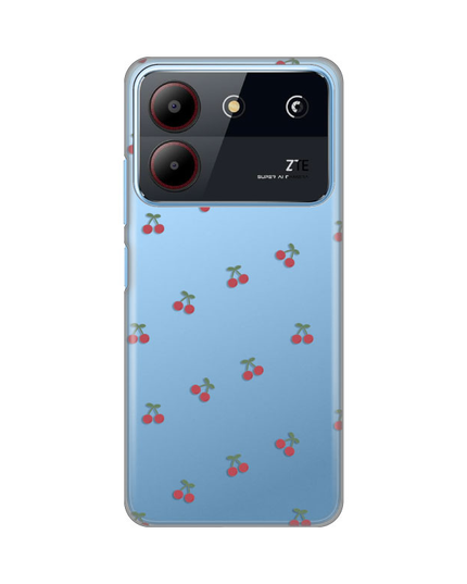 Torbica Silikonska Print Skin za ZTE Blade A54 Little Cherry